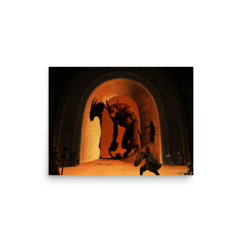 Matte Print: Minotaur (no logo)