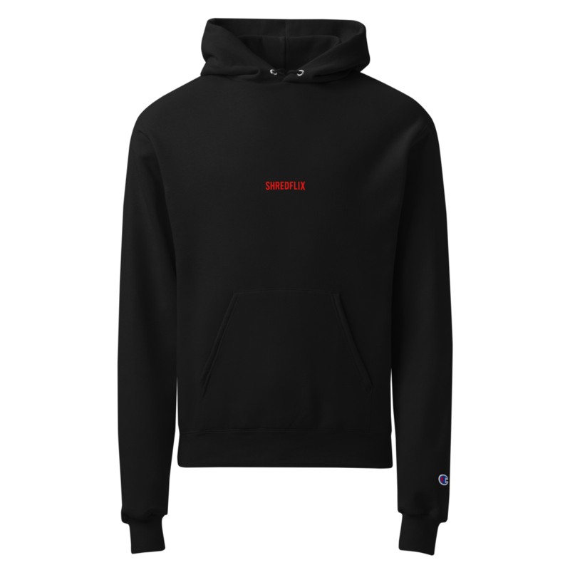 Shredflix Champion Logo Hoodie Black / M preview