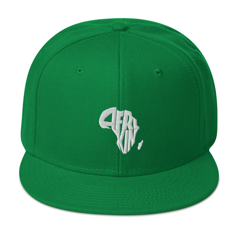 AfriKin White Snapback Hat