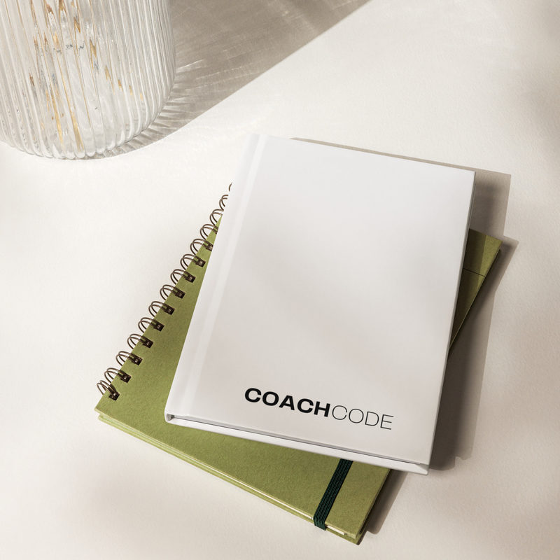 Coach Code Hardcover journal matte