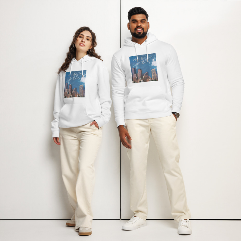 We've Got Heart in Boston Unisex essential organic hoodie 