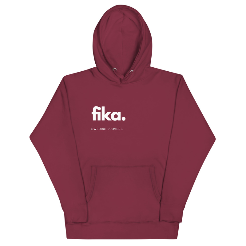 fika. Hoodie view 3