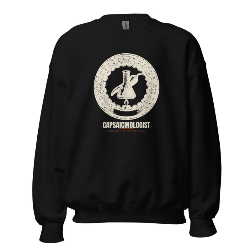 Capsaicinologist Crewneck — Hot Sauce merch