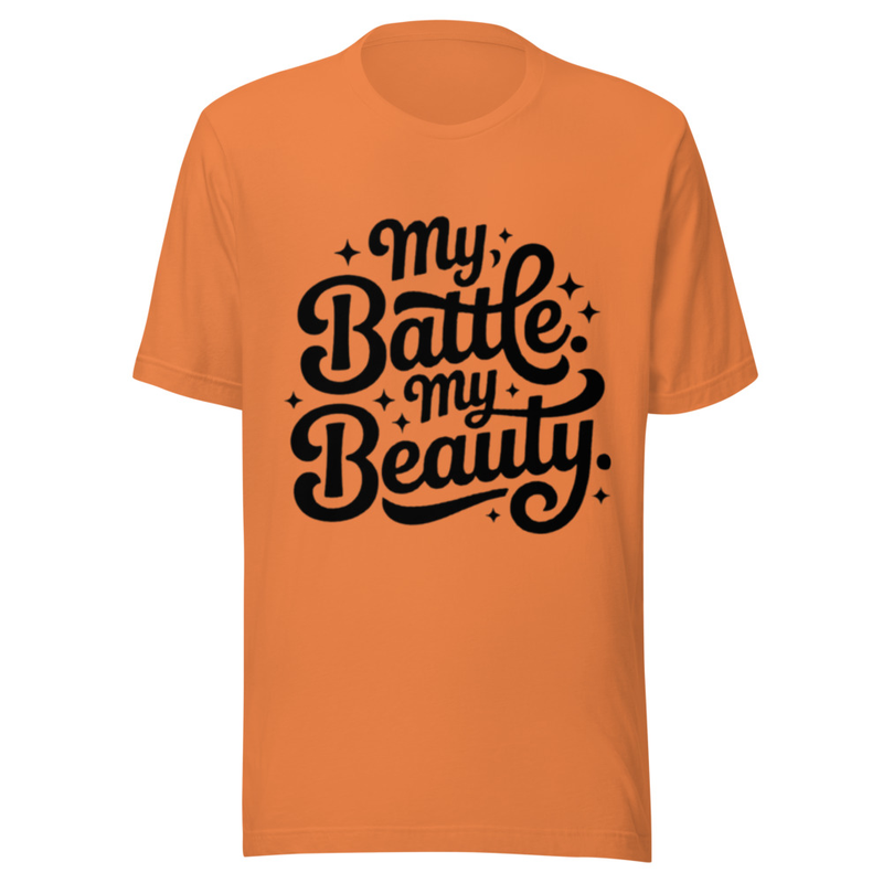 My Battle My Beauty - Light Tone – S, Burnt Orange