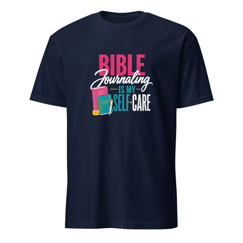 Bible Journaling Is My Self-Care Shirt – S, Navy