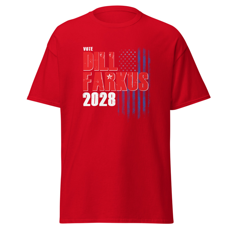 ???????? Vote Dill Farkus 2028™ T-Shirt | Custom Made By A Christmas Story Family – XL, Red