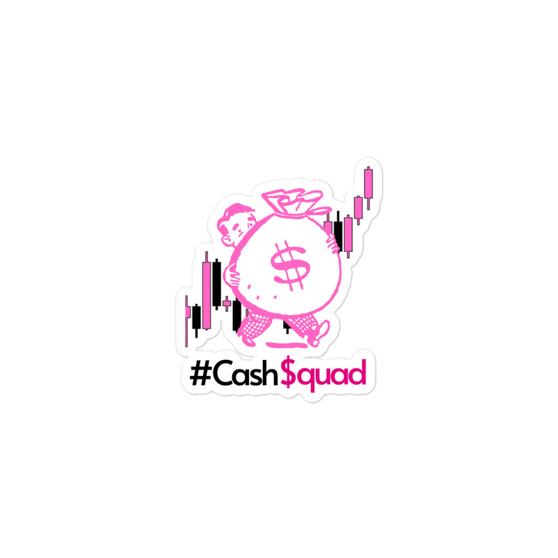#Cash$quad Sticker v.2