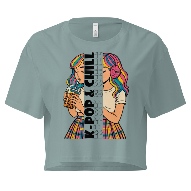K-Pop & Chill Women’s crop top