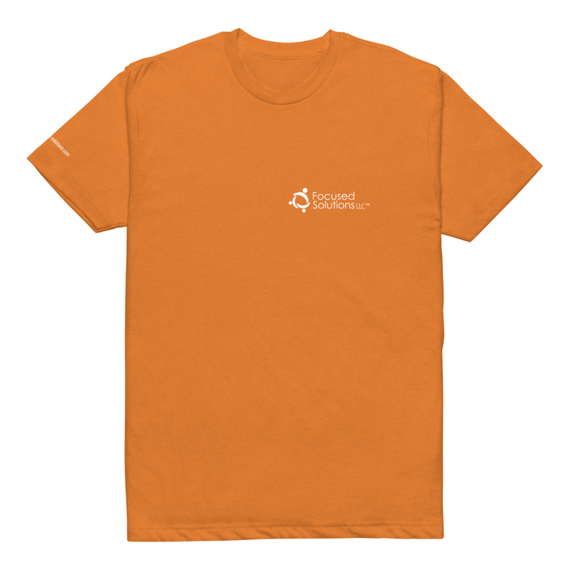 "Pressure Project" Unisex Fitted T-Shirt – XL, Orange