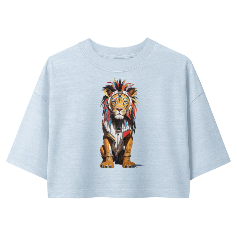 READY//IS//A//MYTH - Women’s garment dye cropped tee