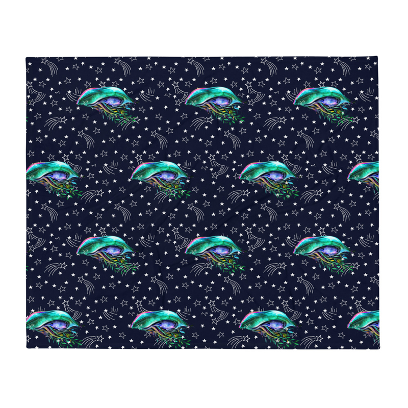 Space Jelly Throw Blanket