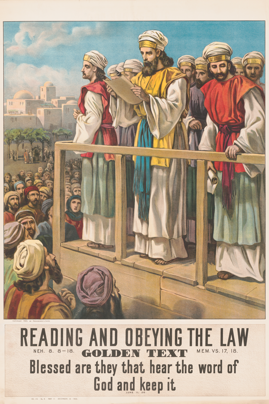 Reading & Obeying the Law, 24"x36" Poster