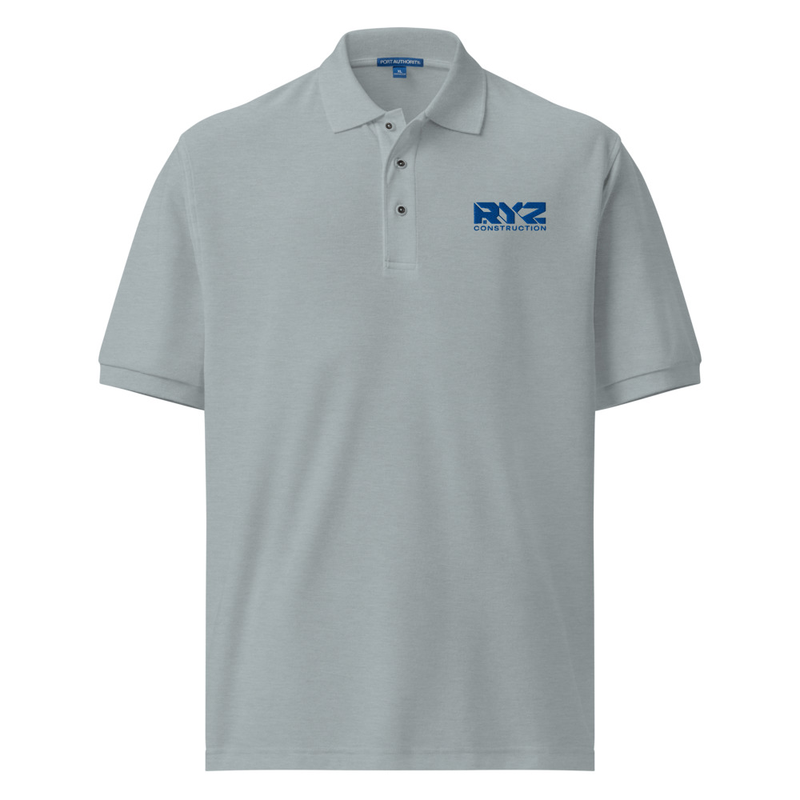 Men's Premium Polo – S, Cool Heather
