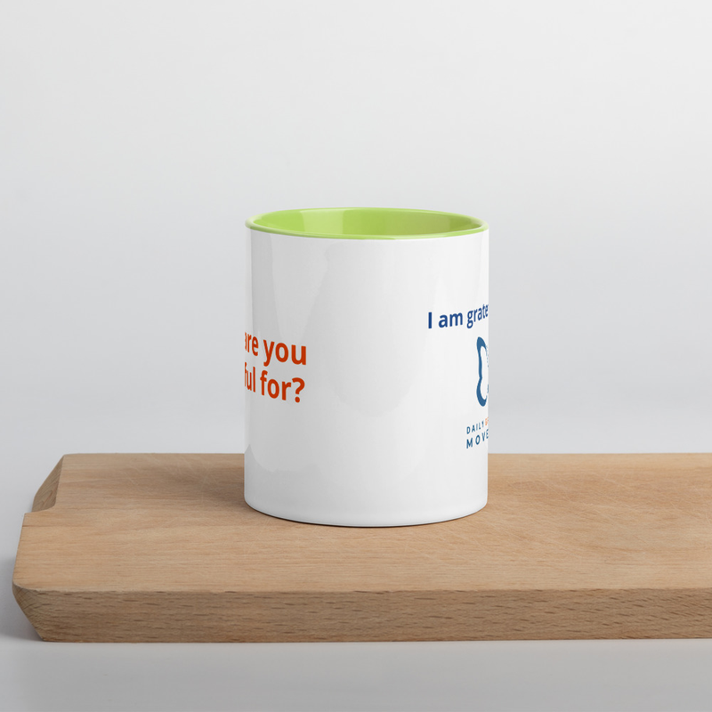 Gratitude Coffee Mug with Color Inside