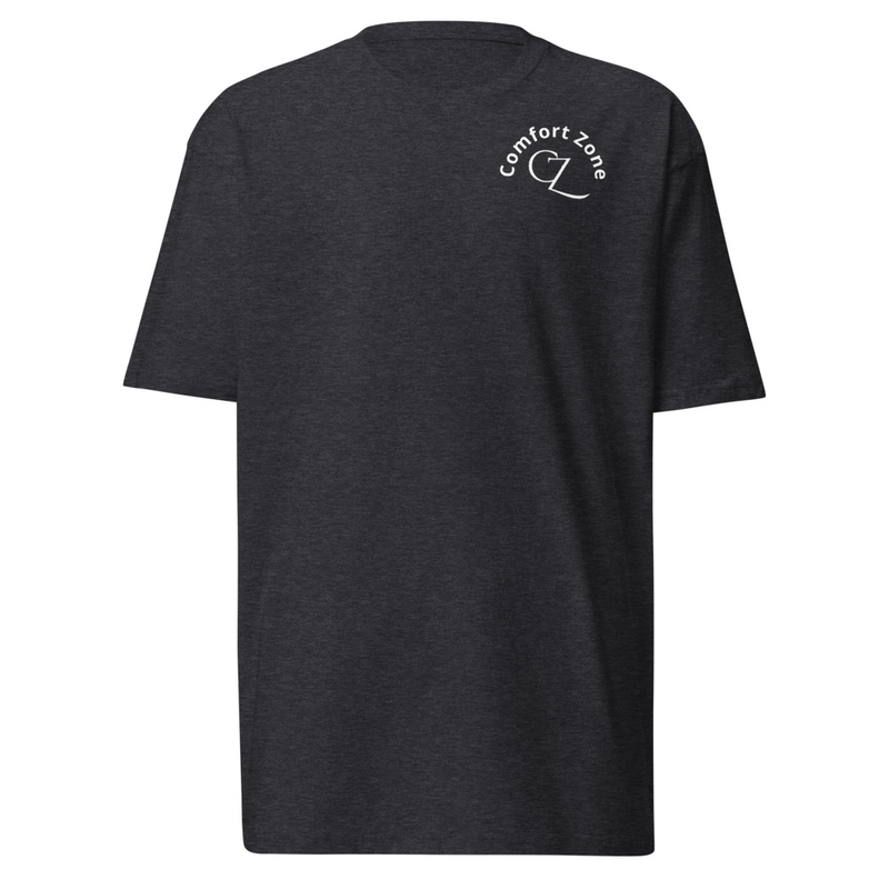 Comfort Zone Heavyweight Tee – S, Charcoal Heather