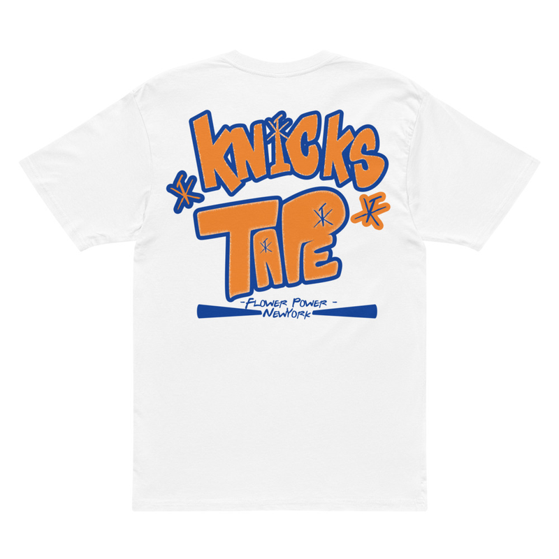 [ Knicks Tape ] Premium Tee – 3XL, White