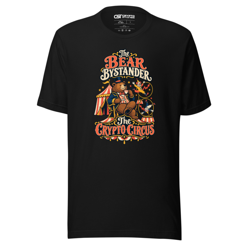 The Bear Bystander The Crypto Circus T Shirt