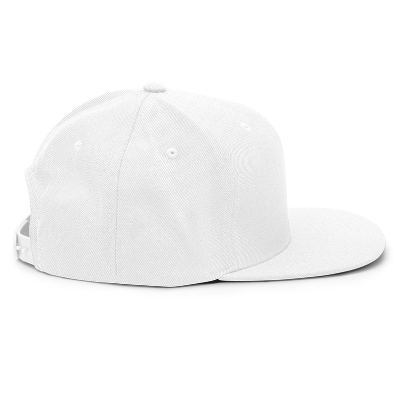 USA FLT Snapback Hat – One size, White