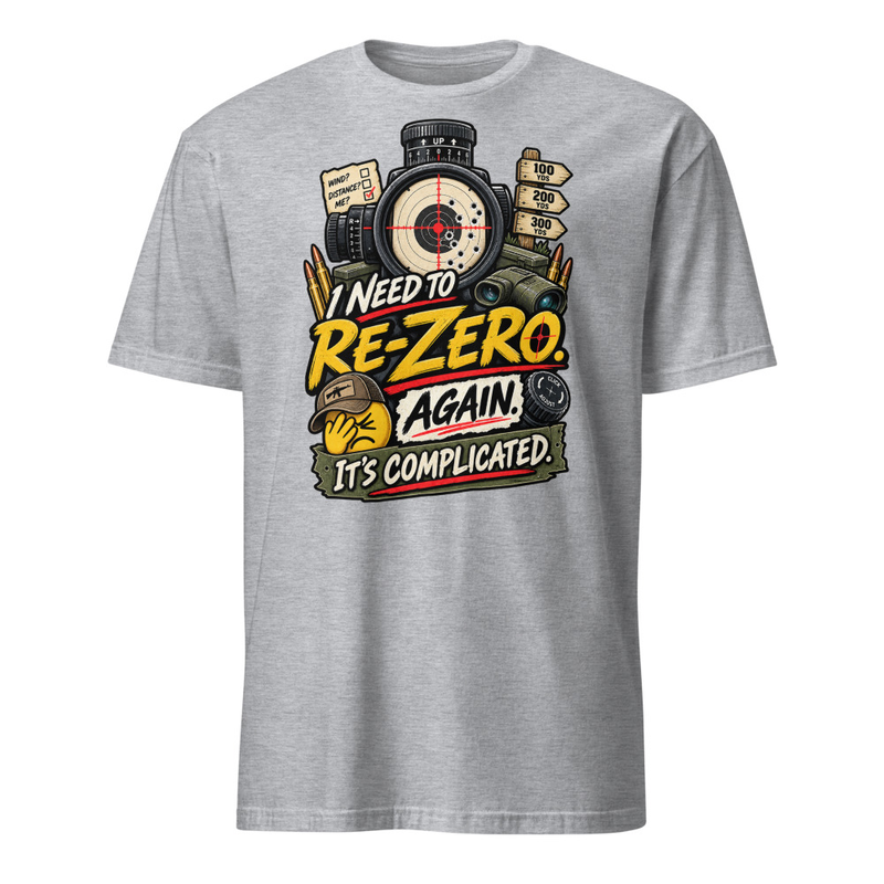 Re-Zero Short-Sleeve Unisex T-Shirt – 3XL, Sport Grey