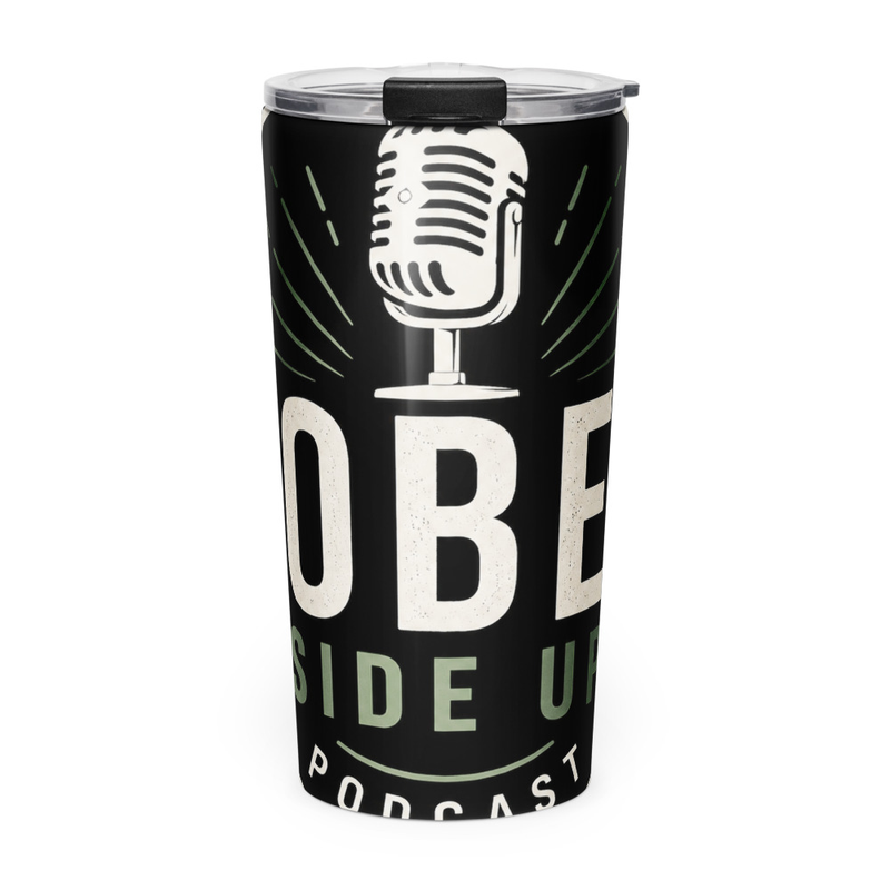 Tapered stainless steel tumbler