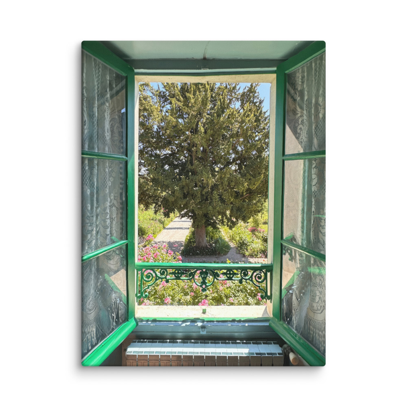 Giverny Window Canvas – 18″×24″