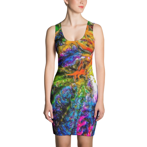 BuddeppoX iZoot Cannabis Collection Sublimation Cut & Sew Dress — dresses by Ira Zoot
