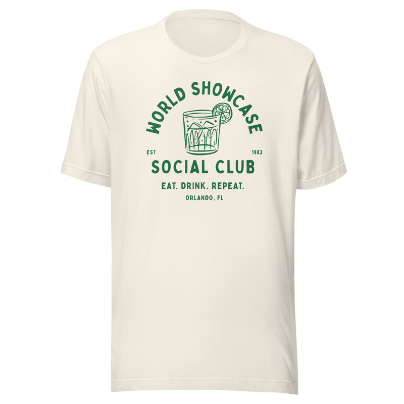 Glass Social Club Tee – 2XL, Vintage White
