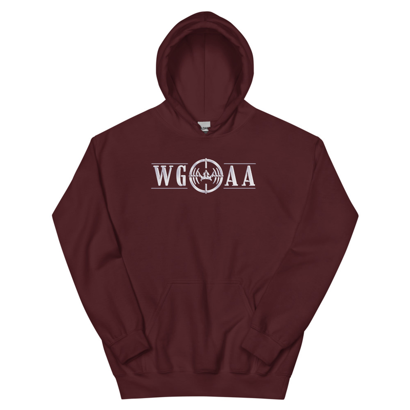 WGOAA Unisex Hoodie – L, Maroon