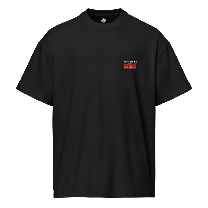 DIVINE ORDER box tee – S, Black
