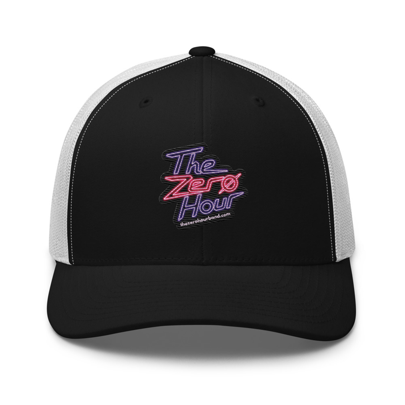 Black/White Trucker Cap