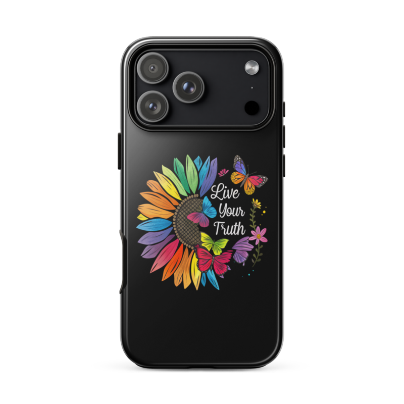 Live Your Truth Tough Case for iPhone® – iPhone 17 Pro Max, Glossy