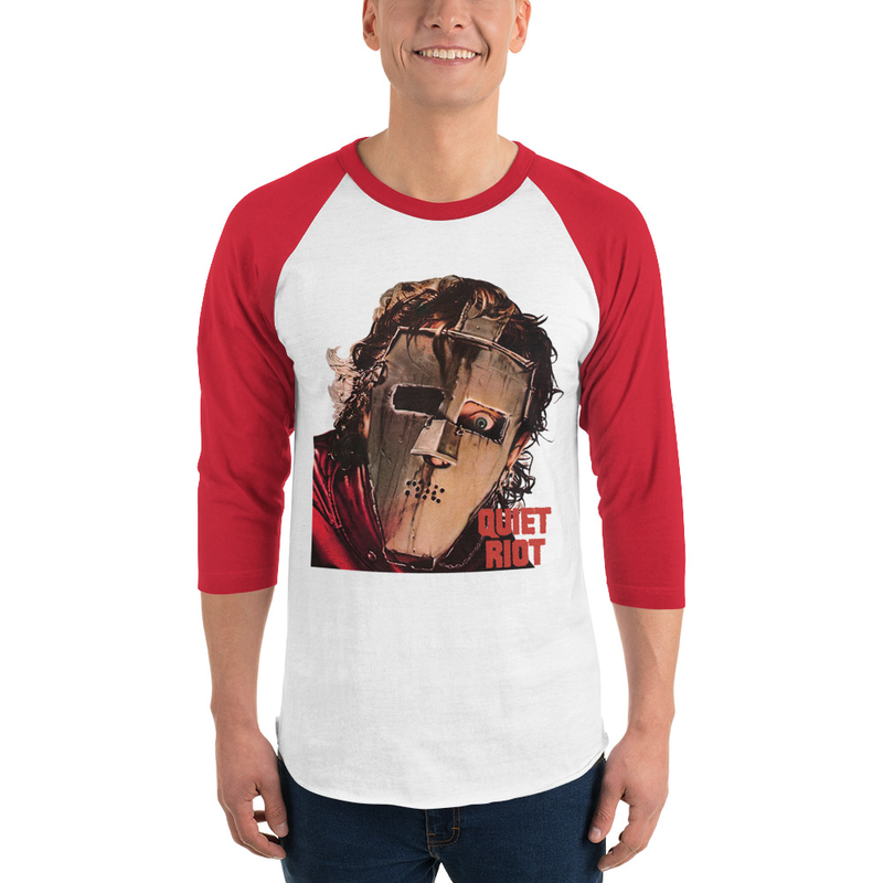 OFFICIAL QUIET RIOT 3/4 sleeve raglan shirt