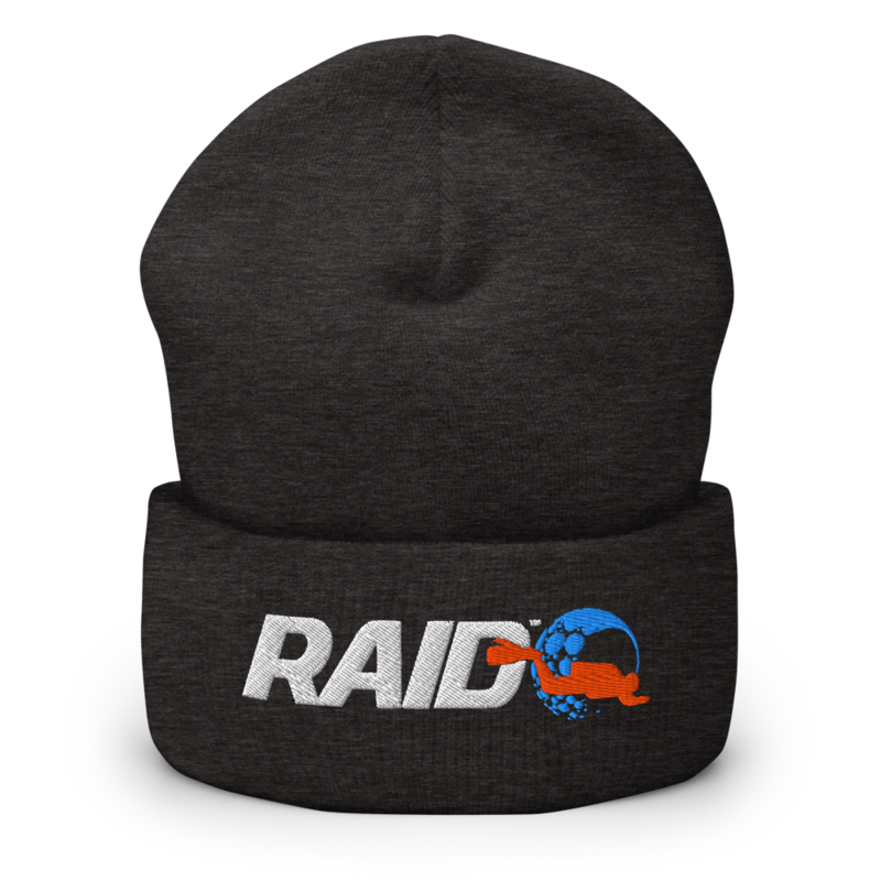 RAID Wear Cuffed Beanie – One size, Dark Grey