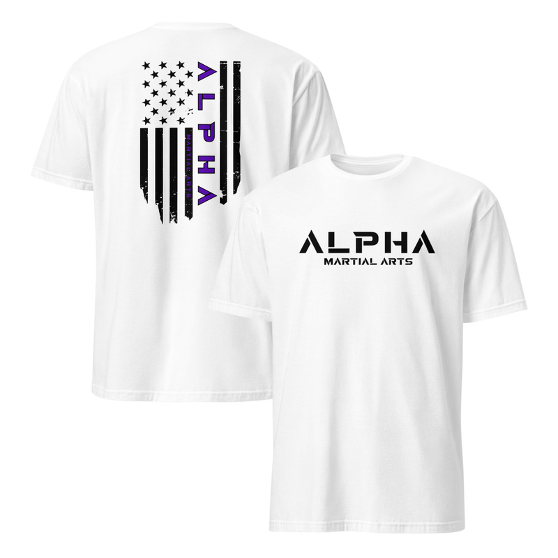 White Alpha Tee