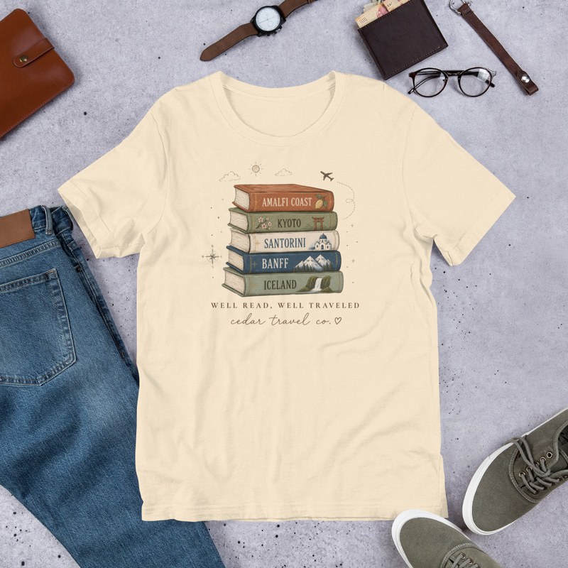 Well Read, Well Traveled Tee