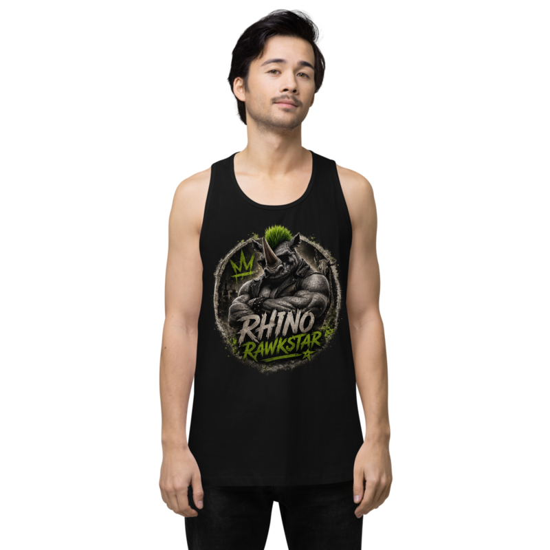 Rhino Rawkstar Emblem Tank Top