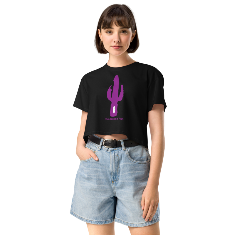 Sassy Cactus  Run Rabbit Run - Crop Top