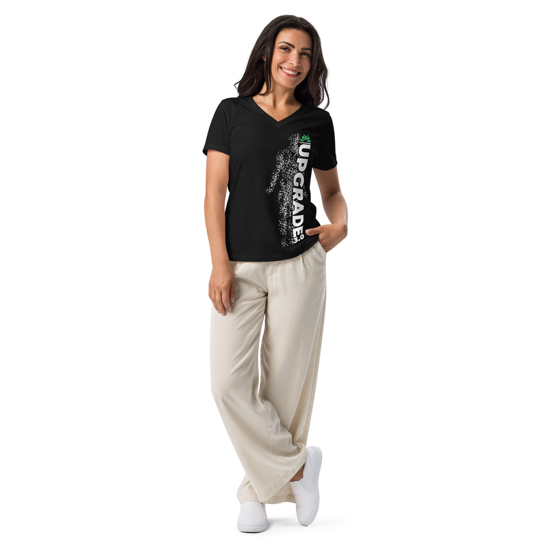 upgrade women’s relaxed v-neck t-shirt