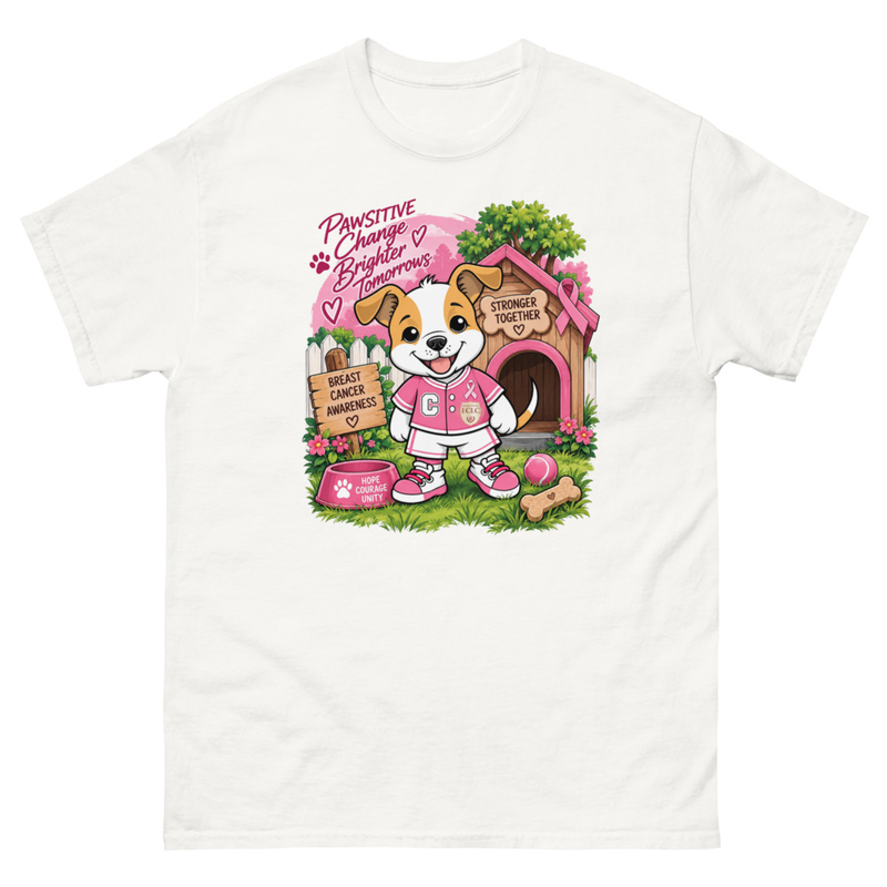 Unisex classic tee Pawsitive Change Brighter Tomorrow