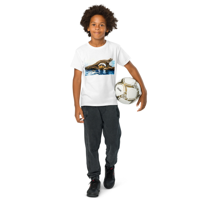 Here Now Youth Tee – XL, White
