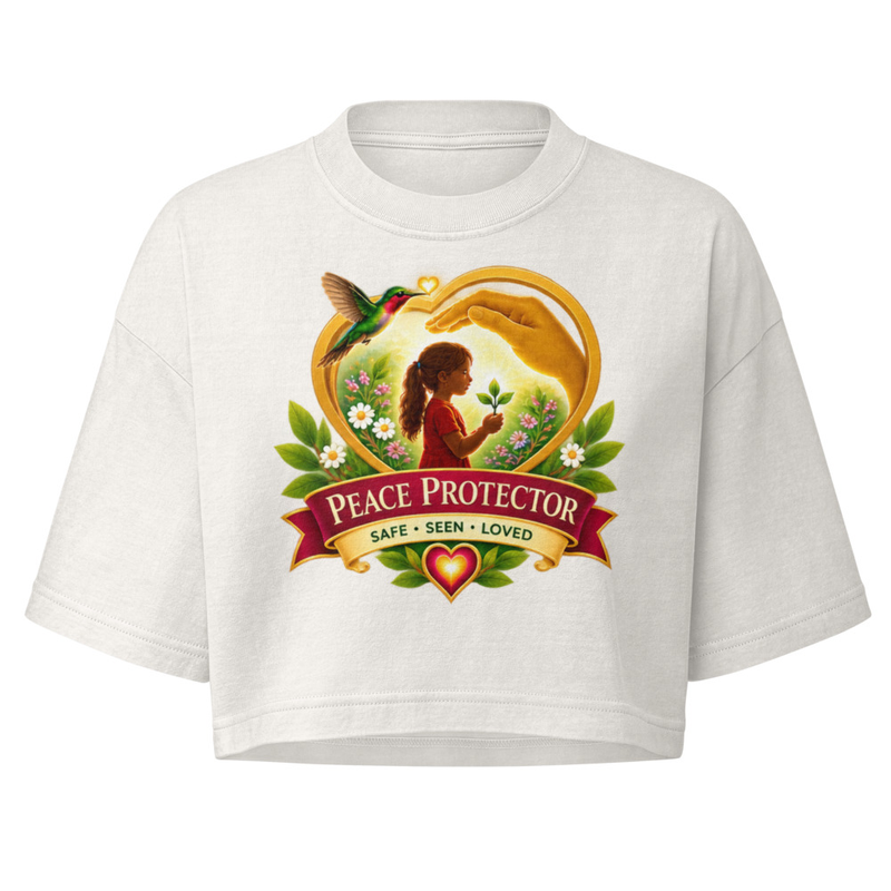 Every Child Women’s garment dye cropped tee – Image 3
