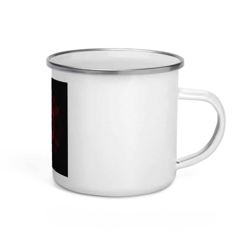 Uncle Benny ® Deep Space Relay IBM Quantum Computer Mug Neon Red EST. 2020