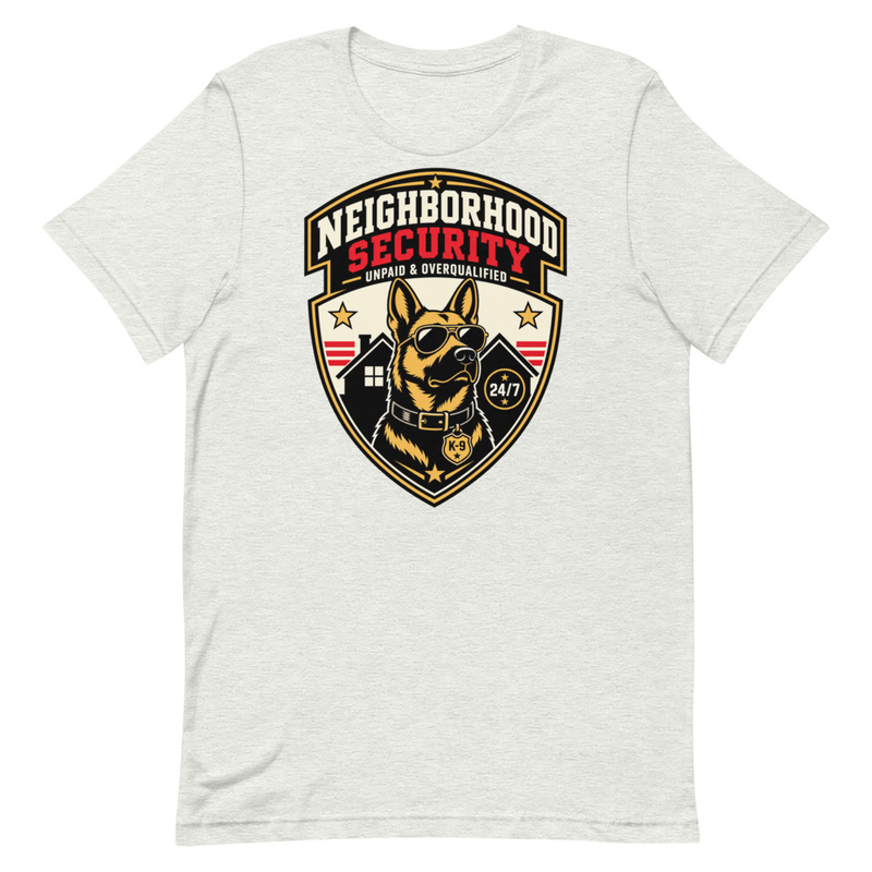 Neighborhood Security Tee in Ash
