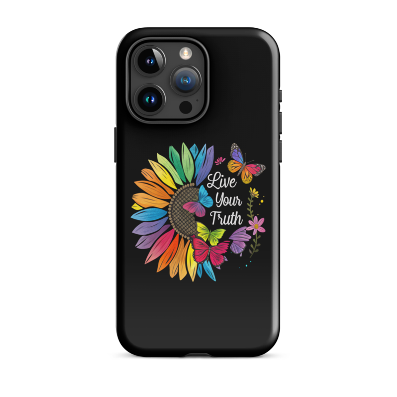 Live Your Truth Tough Case for iPhone® – iPhone 15 Pro Max, Glossy
