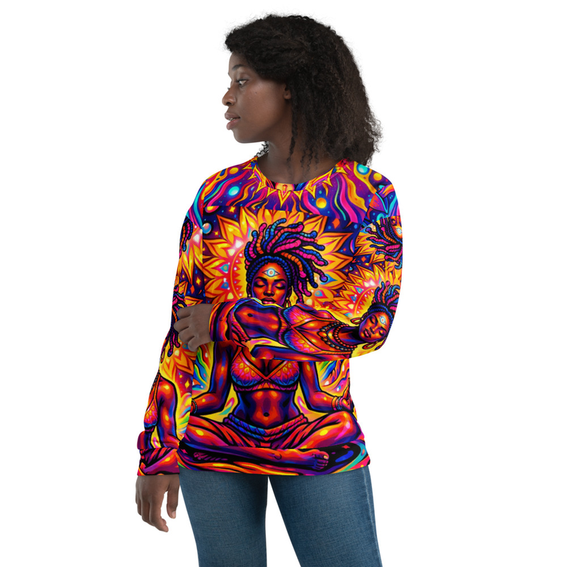Yoga lady 6-Unisex Sweatshirt
