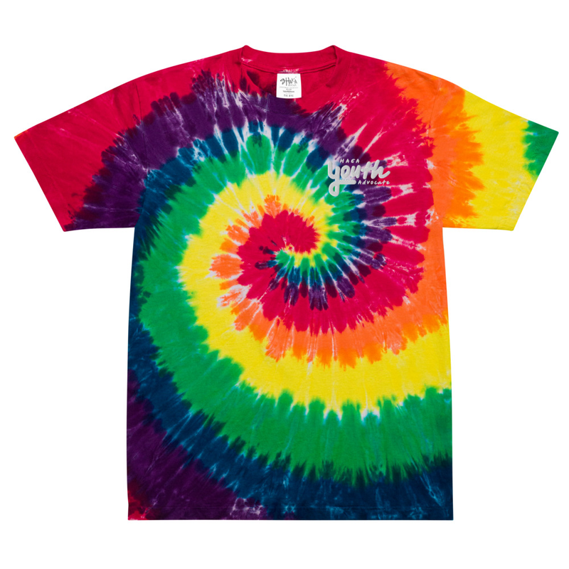 Apparel - HAEA Youth Advocate Oversized tie-dye t-shirt