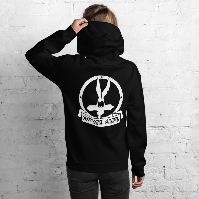 Hoodie Noir Coyote Café