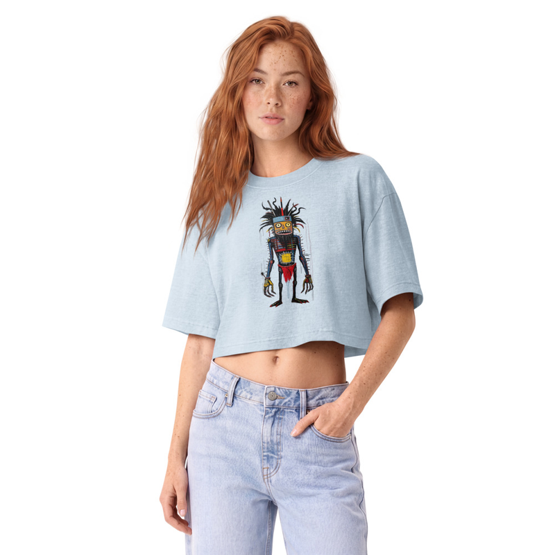 STILL//BUILDING - Women’s dye cropped tee