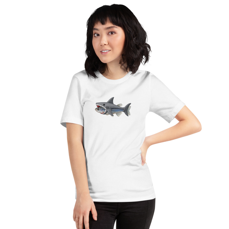 Zebrafish Fish Shark Costume Unisex T-Shirt