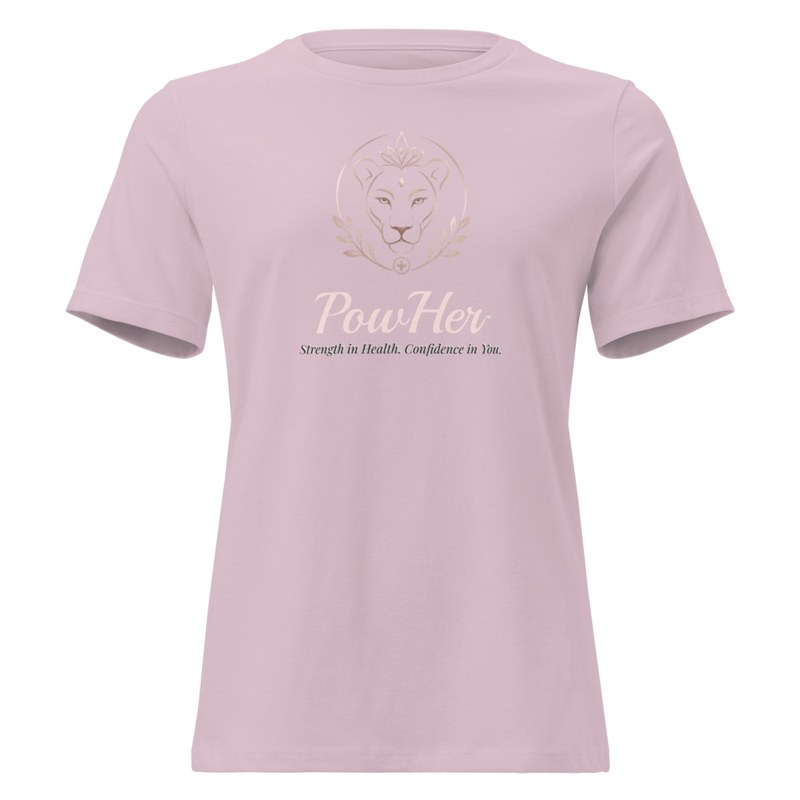 PowHer™ Women's Relaxed T-Shirt – S, Light Violet
